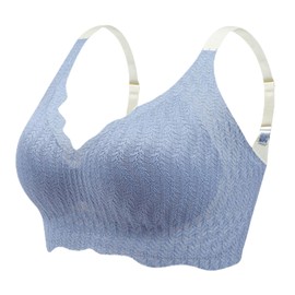 SophroniaTerri Wireless Bra, Seamless Bra, Ultra Soft, Beautiful Breasts Bra, Sports Bra, No Tightness, No Dagging, Breathable, Sweat Absorbent, Quick Drying, 24 Hour Life, High Armpit Design,