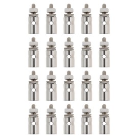 Create idea 20pcs 1.3mm Hole Diameter Push Rod Servo Connectors Adjuster Fit 1.0-1.3mm Steel Wire for RC Model Car Plane Helicopter