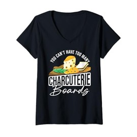 Womens Charcuterie Artist Kit Cheese Lover Charcuterie Board Maker V-Neck T-Shirt