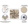 ZOLLNER Set of 10 Guest Towels Waffle Pique, 100% Cotton,