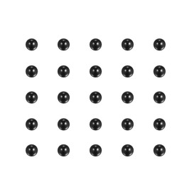 sourcing map 60pcs Silicon Nitride Balls 2mm Diameter G5 Precision Ball for Bearings, Black