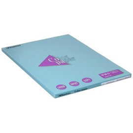 長門屋商店 カラーペーパー ナ-3223 A4中厚口100枚 ブルー