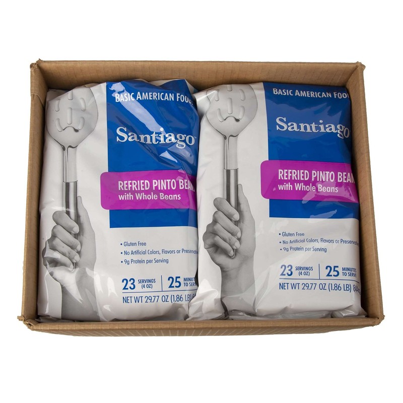 Santiago Refried Pinto Beans, 29.77 Ounce (Pack of 6)