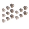 15pcs Hearing Amplifier Ear Plugs 2 Layers Silicone Soft Round