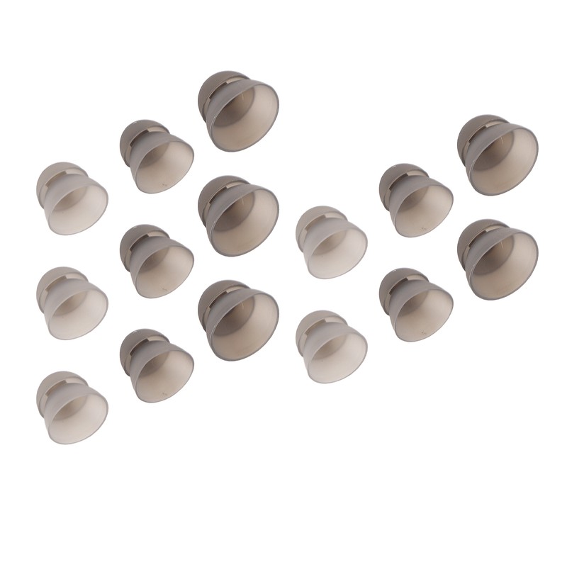 15pcs Hearing Amplifier Ear Plugs 2 Layers Silicone Soft Round