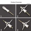 Gypsum Board Wall Plug, CTRICALVER Gypsum Board Wall Plug Extension