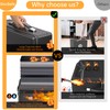 DocSafe 6400°F Fireproof Document Box with Lock,Heat Insulated Fireproof Water
