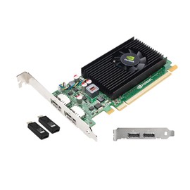 Epic IT Service - Quadro NVS 310 Dual displayports, with Two DP to HDMI adapters, and Half and Full Size Brackets for Either SFF or Regular Full Size Computer(1 Year Warranty)