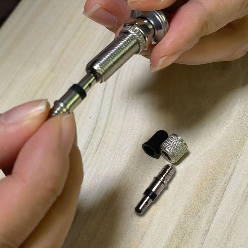 Bicycle Valve Replacement Set, German Bicycle Valve Insert Bicycle Valve