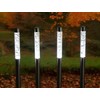 Dapo 4 x Outdoor Solar Garden Light Lamp Bubble, Height: