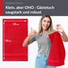 Lashuma Guest Towel, Scarlet Red, Bath Textiles, Linz Terry Towel