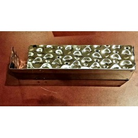 ALESSI for Delta Airlines Bar Caddy Stainless Steel Chrome Divided Holder