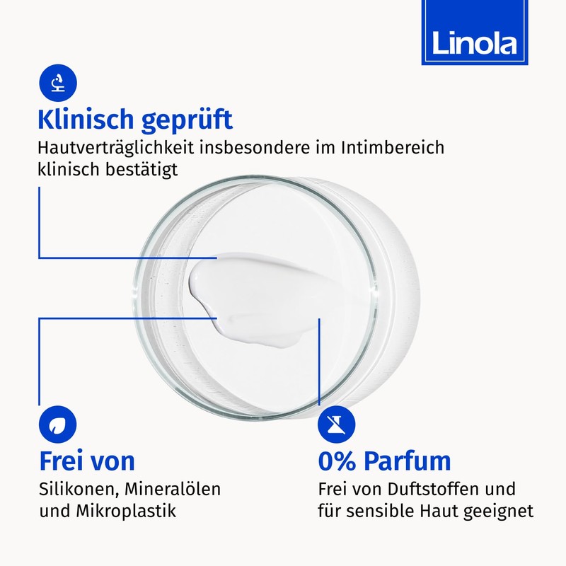 Linola Protective Balm 100 ml, Cream for Protection Against Chafing