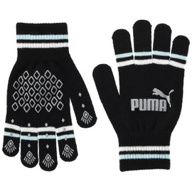 NO.1 Logo Magic Gloves, 22 Fall/Winter Colors: Puma Black/Light Aqua (05)
