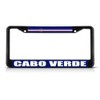 Cabo Verde Cape Verde Flag License Plate Frame Tag Holder Cover