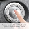Gasedin Gasedin 2 PCS Car Engine Start Stop Decoration Ring,