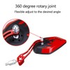 ESUPPORT Red Motorcycle Motorbike 8mm 10mm Rearview Side Mirror ATV