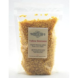 Organic Beeswax Pastilles - Yellow, 16 oz Great for Lip Balm, Bath and Beauty Supplies