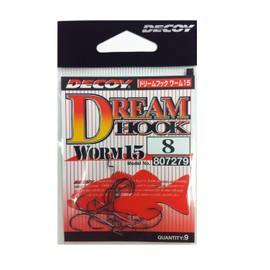 KATSUICHI Decoy Worm 15 Dream Hook 8 Fishing Hooks
