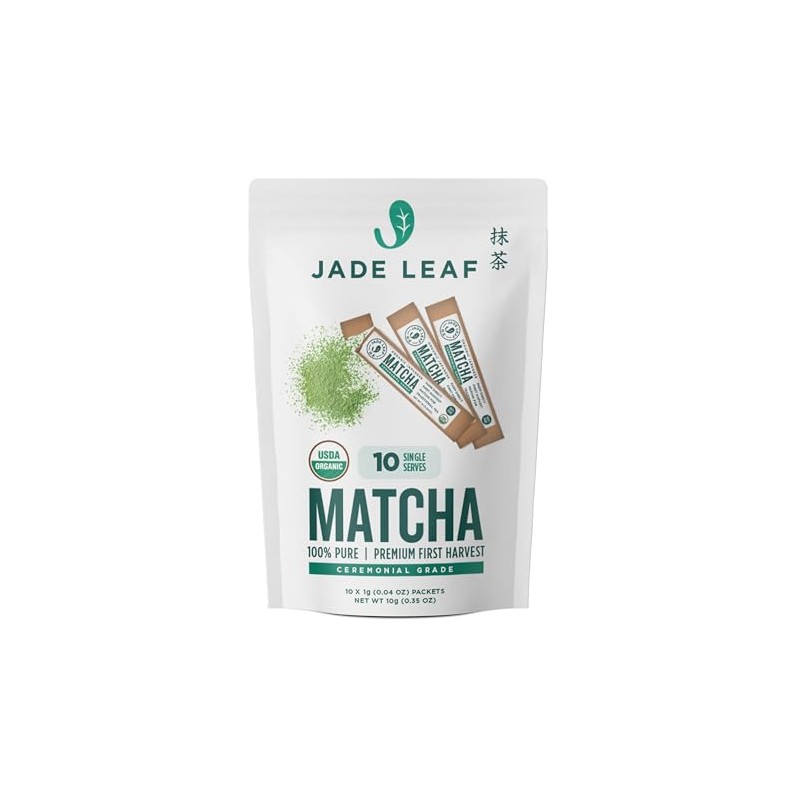 Jade Leaf Organic Ceremonial Grade Matcha Powder - On The