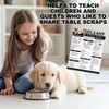Magnetic List of Toxic Safe Harmful Foods for Pets -