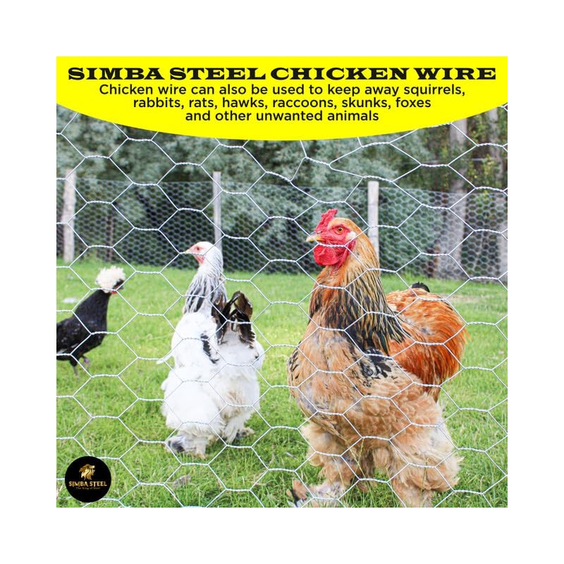 Chicken Wire 48 in x 100 FT x 2” Mesh