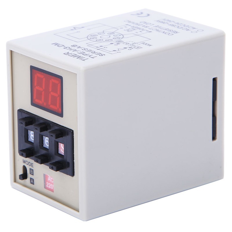 AH3-DM Time Relay Digital Display 0.01S~990H Delay Timer with A