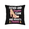 Dinosaur Chicken Nugget Plush Dino Chicken Nugget Lover Throw Pillow