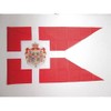 Drapeau Etendard Royal du Danemark avec Fourreau pour Hampe, 150cm