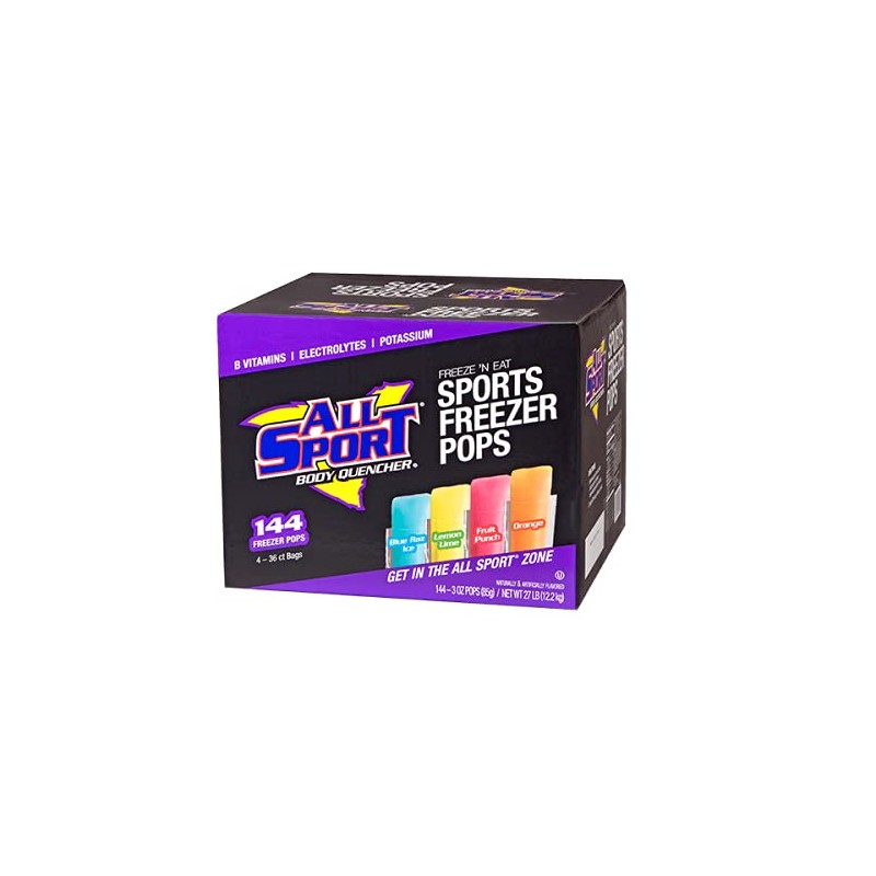 All Sport Zero Hydration Freezer Pops (Case of 144) -