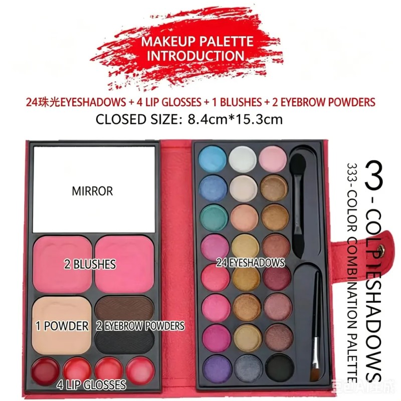 Set De Sombras De Ojos De Maquillaje Mate Impermeable Desert