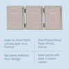 Addison Ross, Essentials Photo Frame, Silver Plate Treble, 2 x