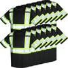 Sintuff 12 Pcs High Visibility Reflective Safety Shirt Short T