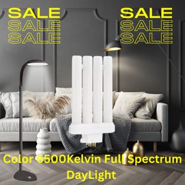 27W Daylight FML Light Bulb | 4-Pin Quad Base | Compatible Replacement for FLC27D FLF27D | Pure Full Spectrum Daylight | Designed in USA