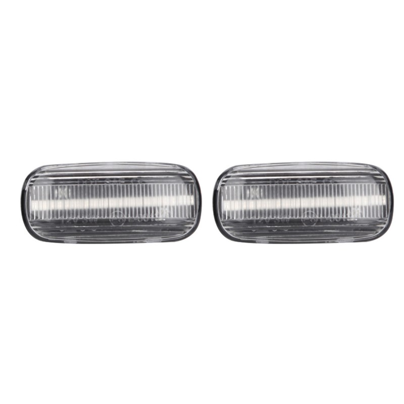 1 Pair Fender Side Marker Lamp Turn Signal Light 12V