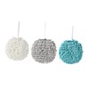 SHOWERORO 3Pcs Kitchen Towel Absorbent Hanging Hand Towels for Bathroom