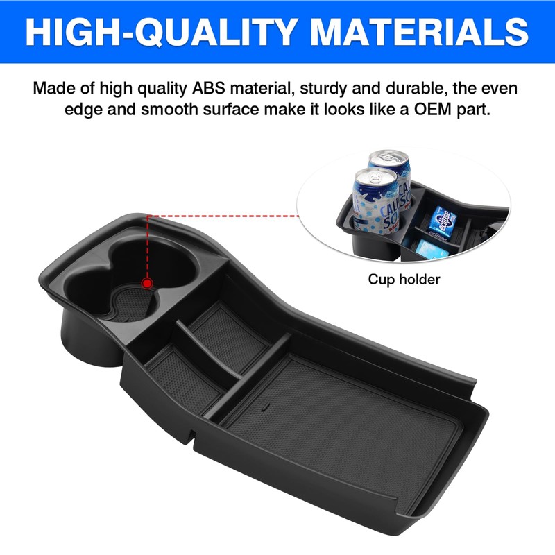 Autorder Lower Center Console Organizer for 2024 2025 Kia EV9