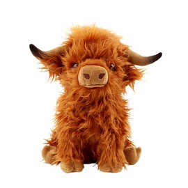 Yytoyshop Highland Cows Plush Pillow Adorable Cow Stuffed Animal Plushies Toys Soft Fluffy Cow Plush Pillow for Birthdays Day (Highland Cows)