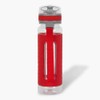 RB Leipzig Water Bottle - Arrow - Transparent/Red 0.6 L