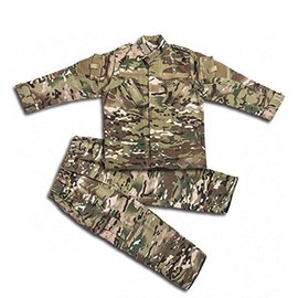 HANSTRONG GEARTactical Airsoft Kids Clothing Children BDU Hunting Military Camouflage Combat Uniform Suit (130)