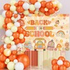 Mocsicka Groovy Back to School Backdrop First Day of School
