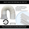 LEZIFU Portable AC Kit – Adjustable Window Cushion & 59"