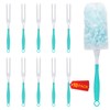 KeFanta 10 Packs Replacement Duster Handles Compatible with Swiffer Dusters