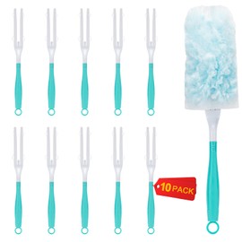 KeFanta 10 Packs Replacement Duster Handles Compatible with Swiffer Dusters (Duster Handle Only)