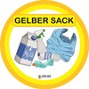 Set of 6 Colourful Waste Separation Stickers, Scratch and Weatherproof