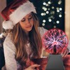 Comely 6 Inch Magic Plasma Lamp, Red Light Plasma Ball