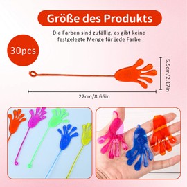 Diffaxy Pack of 30 Children's Party Bags, Glue Toy in Bright Colours, for Filling Party Bags, as Class Prize and for Giving Aways Children's Birthday Parties