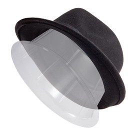 LADYBRO 20Pcs Trilby Fedora Hat Holder, Protect Shape, for Straw Felt Panama, for Storage and Travel Plastic Cap Mold Protector