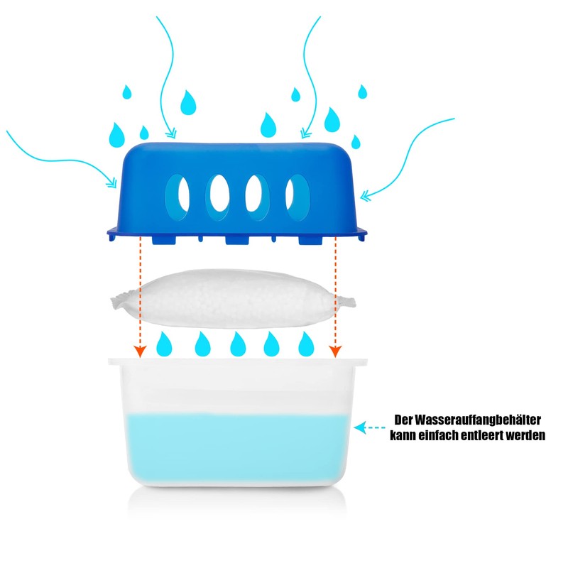 BigDean 4 x Dehumidifier Moisture Stoppers with 8 x 400