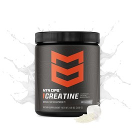 MTN OPS Micronized Creatine Monohydrate Powder – Unflavored 5 g per Serving, 50 Servings – Pure Creatine for Men for Muscle Recovery & Strength Training
